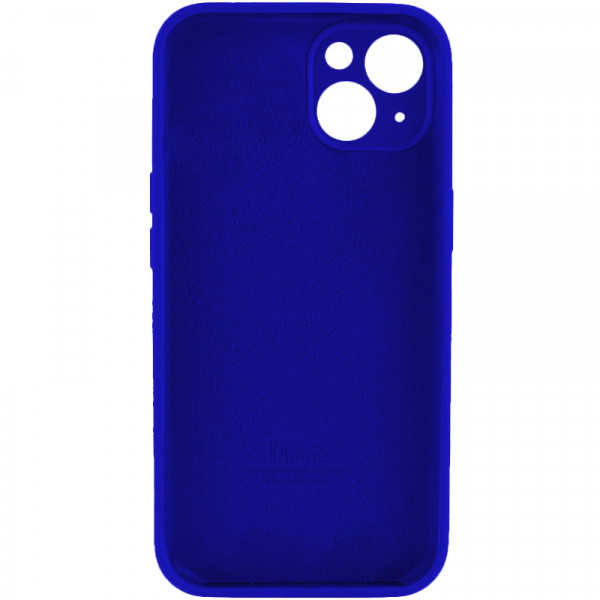 Чохол для смартфона Silicone Full Case AA Camera Protect for Apple iPhone 14 45,Shiny Блакитний