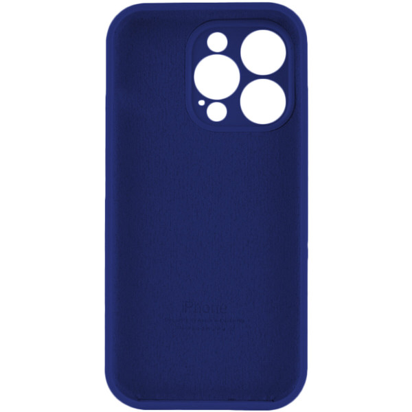 Чохол для смартфона Silicone Full Case AA Camera Protect for Apple iPhone 14 Pro Max 39,Navy Блакитний