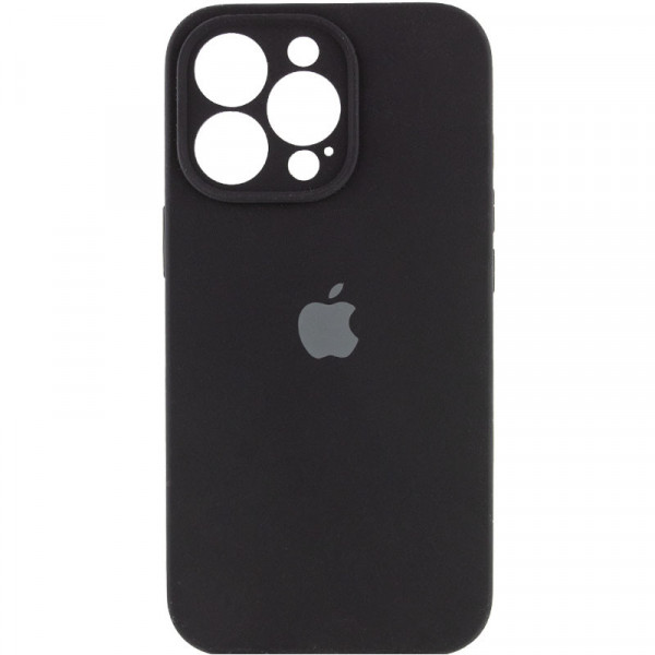 Чохол для смартфона Silicone Full Case AA Camera Protect for Apple iPhone 15 Pro 14,Чорний