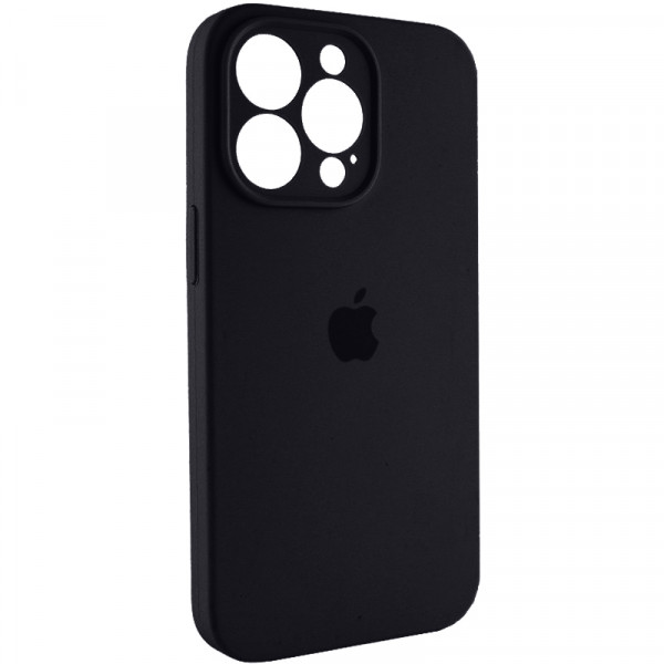 Чохол для смартфона Silicone Full Case AA Camera Protect for Apple iPhone 15 Pro 14,Чорний