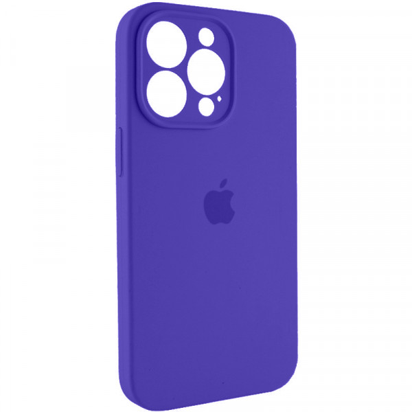 Чохол для смартфона Silicone Full Case AA Camera Protect for Apple iPhone 15 Pro 22,Dark Purple