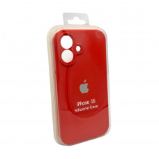 Чохол для смартфона Silicone Full Case AA Camera Protect for Apple iPhone 16 21,Rose Red