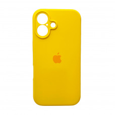 Чохол для смартфона Silicone Full Case AA Camera Protect for Apple iPhone 16 33,Canary Yellow