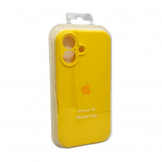 Чохол для смартфона Silicone Full Case AA Camera Protect for Apple iPhone 16 33,Canary Yellow