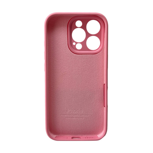 Чохол для смартфона Silicone Full Case AA Camera Protect for Apple iPhone 16 Pro 6,Light Pink