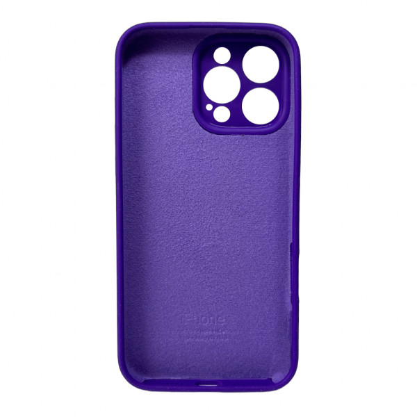 Чохол для смартфона Silicone Full Case AA Camera Protect for Apple iPhone 16 Pro Max 22,Dark Purple