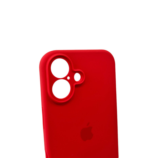 Чохол для смартфона Silicone Full Case AA Camera Protect for Apple iPhone 16 Pro Max 43,Berry Червоний