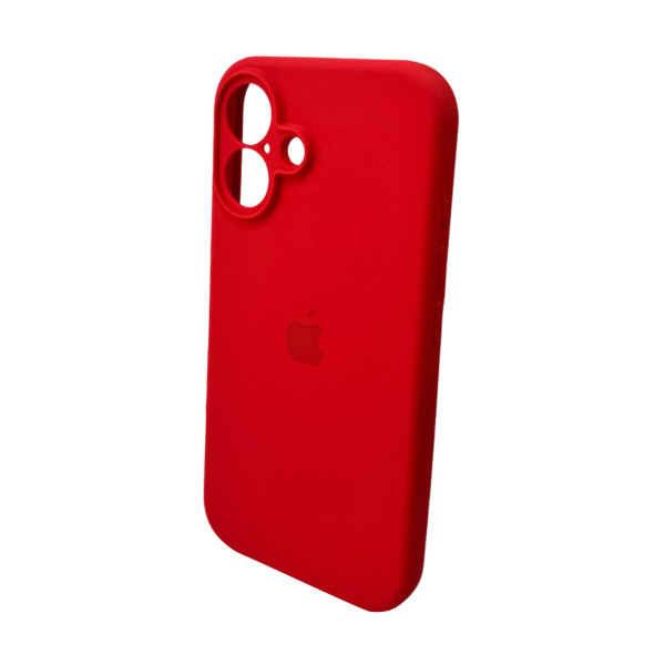 Чохол для смартфона Silicone Full Case AA Camera Protect for Apple iPhone 16 Pro Max 43,Berry Червоний