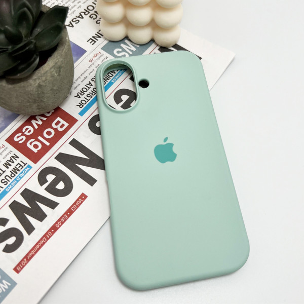 Чохол для смартфона Silicone Full Case AA Open Cam for Apple iPhone 16 13,Turquoise
