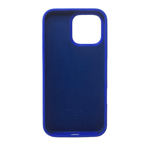 Чохол для смартфона Silicone Full Case AA Open Cam for Apple iPhone 16 Pro 45,Shiny Блакитний