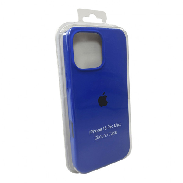 Чохол для смартфона Silicone Full Case AA Open Cam for Apple iPhone 16 Pro 45,Shiny Блакитний