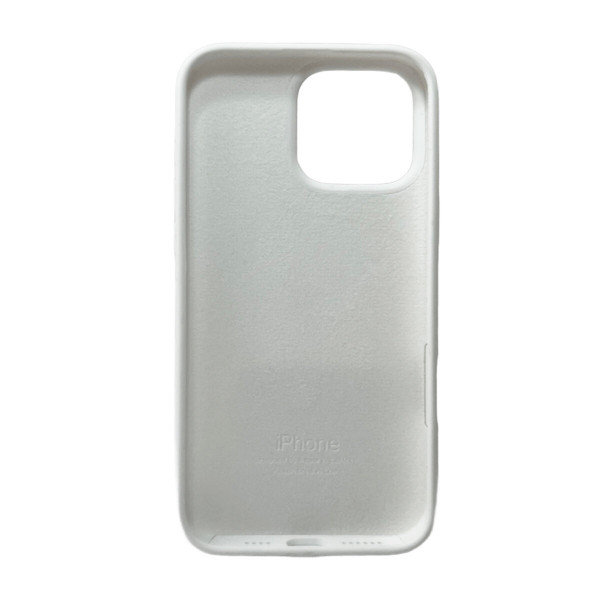 Чохол для смартфона Silicone Full Case AA Open Cam for Apple iPhone 16 Pro 8,Білий