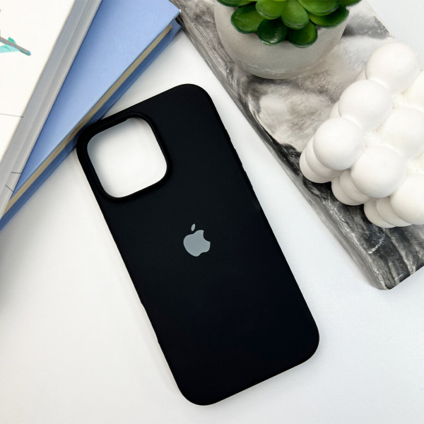 Чохол для смартфона Silicone Full Case AA Open Cam for Apple iPhone 16 Pro Max 14,Чорний
