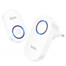 Дзвінок HOCO HI25 210 mAh wireless doorbell (EU) White (6942007662307)