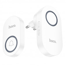 Дзвінок HOCO HI25 210 mAh wireless doorbell (EU) White (6942007662307)