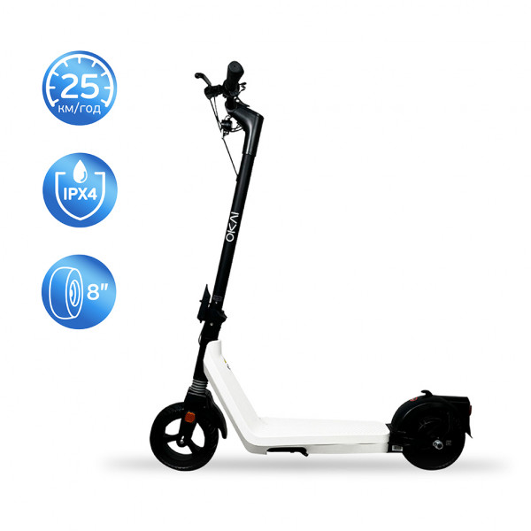 Електросамокат OKAI Zippy ES50С 8" 250W/500W, 5.2Ah, 20 km, 25 km/h, 10°, 13.5 kg