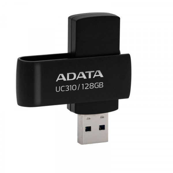 Флеш-накопичувач ADATA USB 3.2 UC310 128Gb Black (UC310-128G-RBK)