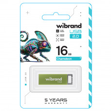 Флеш-накопичувач Wibrand USB 2.0 Chameleon 16Gb Light Green (WI2.0/CH16U6LG)