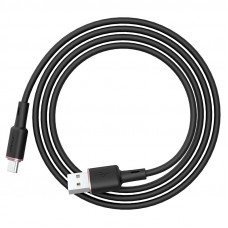 Кабель ACEFAST C2-04 USB to Type-C 3A, 1.2m, silicone, zinc connectors, Black (6974316280767)