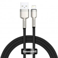 Кабель Baseus Cafule Series Metal Data Cable USB to IP 2.4A 1m Чорний