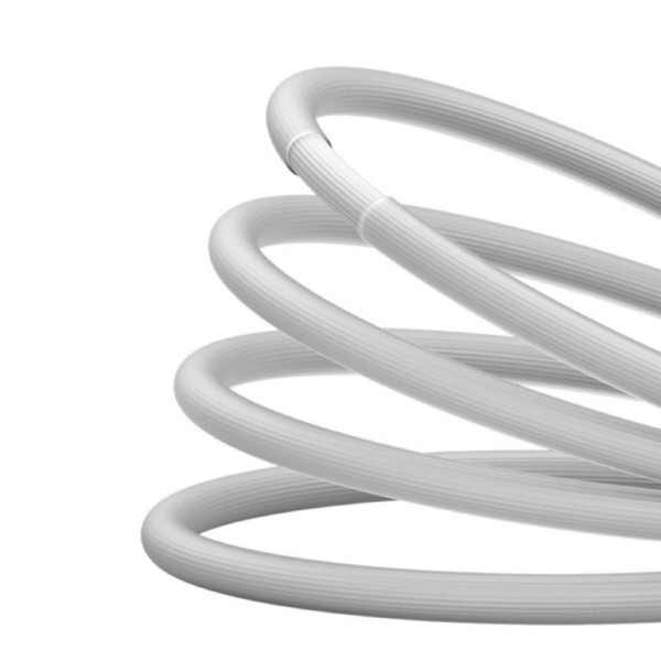 Кабель Baseus CoolPlay Series Fast Charging Cable USB to iP 2.4A 2m White