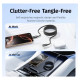 Кабель Baseus Foamed Silicone Fast Charging Data Cable USB to Type-C 100W Comic 1m Black (E0426800)