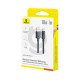 Кабель Baseus Foamed Silicone Fast Charging Data Cable USB to Type-C 100W Comic 1m Black (E0426800)