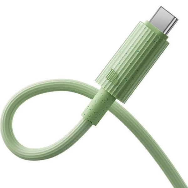 Кабель Baseus Habitat Series Fast Charging Cable USB to Type-C 100W 2m Natural Green