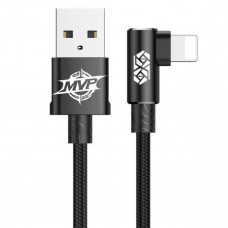 Кабель Baseus MVP Elbow Type Cable USB For IP 2A 1m Чорний
