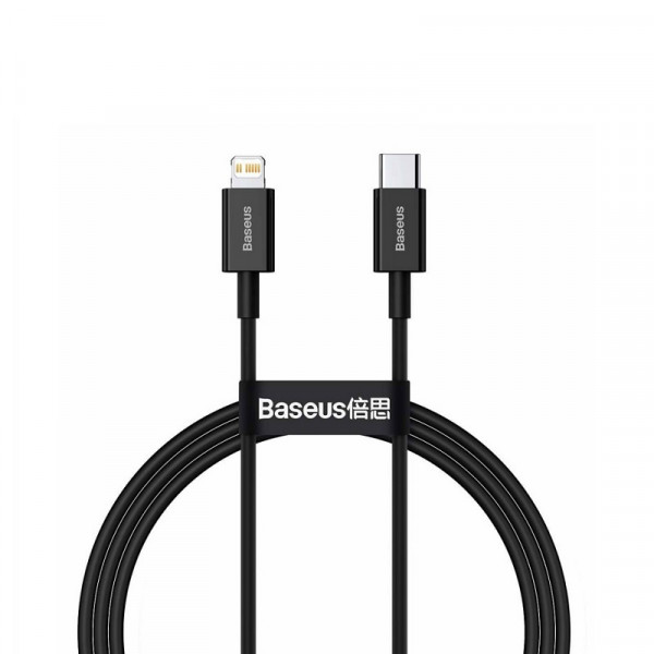 Кабель Baseus Superior Series Type-C to IP PD 20W 1m Black (CATLYS-A01)