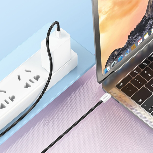 Кабель BOROFONE BX103 Original 60W charging data cable Type-C to Type-C Чорний