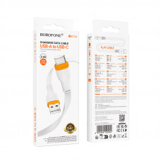 Кабель BOROFONE BX118 Esplendido charging data cable Type-C White (6941991120954)