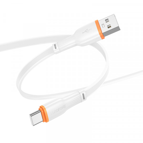 Кабель BOROFONE BX118 Esplendido charging data cable Type-C White (6941991120954)