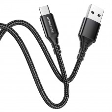 Кабель BOROFONE BX54 Ultra bright Micro-USB 1m 2.4A Чорний