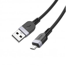 Кабель HOCO X109 Energy silicone charging data cable Micro (L=1M) Black (6942007636223)