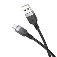 Кабель HOCO X109 Energy silicone charging data cable Micro (L=1M) Black (6942007636223)