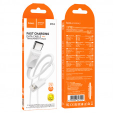 Кабель HOCO X114 Energy charging data cable Type-C 1m White (6942007647090)
