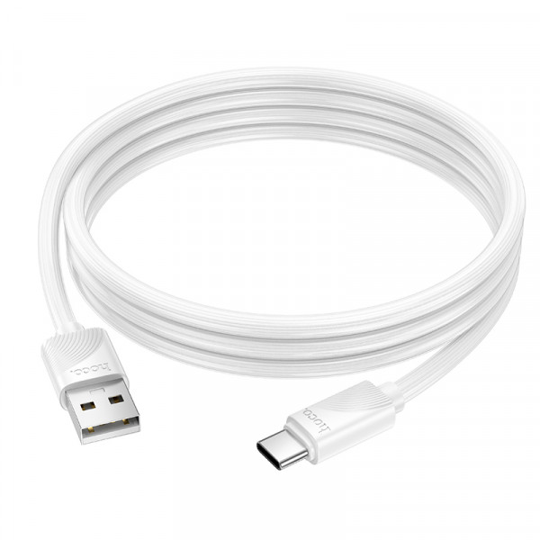 Кабель HOCO X114 Energy charging data cable Type-C 1m White (6942007647090)