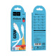 Кабель HOCO X124 Bien 60W silicone charging data cable C to C White (6942007664455)