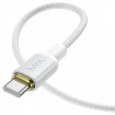 Кабель HOCO X128 Benefit charging data cable Type-C White (6942007681100)