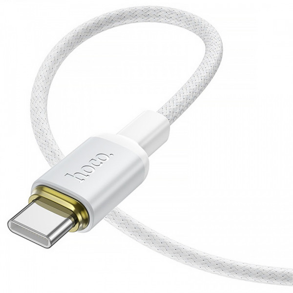 Кабель HOCO X128 Benefit charging data cable Type-C White (6942007681100)