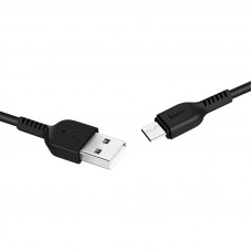 Кабель HOCO X20 USB to Type-C 3A, 2m, PVC, TPE connectors, Black (6957531068907)