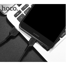 Кабель HOCO X20 USB to Type-C 3A, 2m, PVC, TPE connectors, Black (6957531068907)