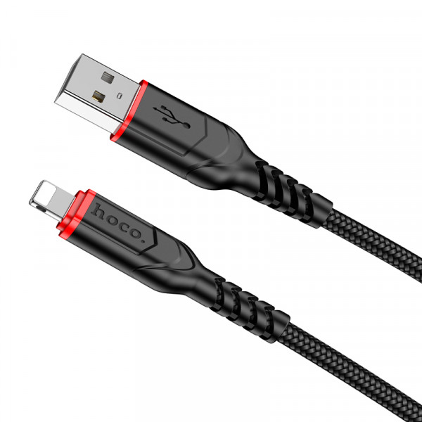 Кабель Hoco X59 Victory charging data cable iP(L=2M) Black (6931474794055)