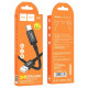 Кабель HOCO X91 Radiance charging data cable for Type-C(L=3M) Black (6931474788726)