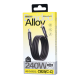 Кабель REMAX WindSpeed Series Fast charging aluminum alloy braided data cable CB25 (C-C) 240W - Black 1.2M (6954851247722)
