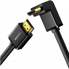 Кабель UGREEN HDMI 4K Cable Male to Male 90 Degree Black 1m