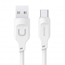 Кабель Usams US-SJ568 Type-C 6A Fast Charging & Data Cable Lithe Series 1.2m Білий