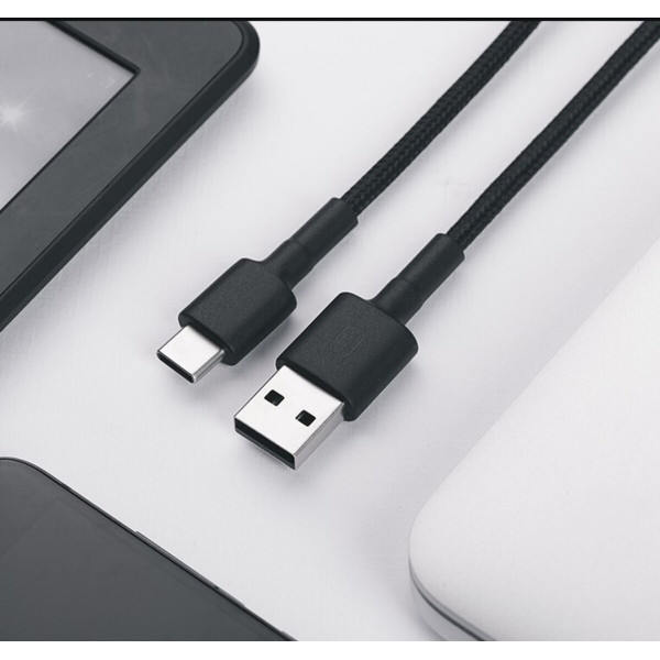 Кабель USB Type-C Xiaomi Mi Braided USB Type-C Cable 100cm Чорний