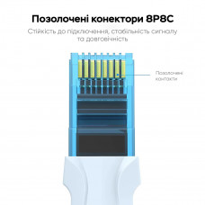 Кабель Vention Cat.5E UTP Patch Cable 1.5M Блакитний (VAP-A10-S150)